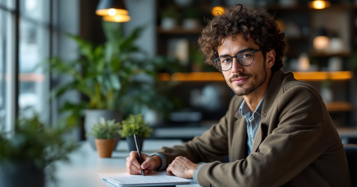 Professionnel analysant une stratégie de marketing digital sur un écran moderne — marketing digital c'est quoi