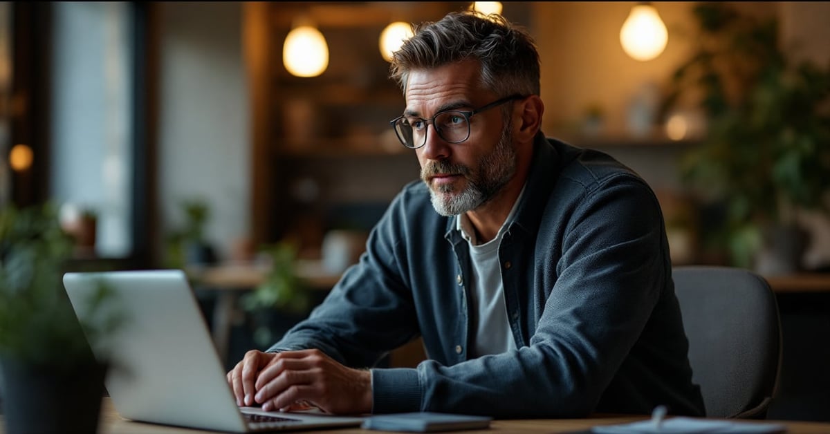 Formation sur le e-commerce : personne apprenant le commerce en ligne sur ordinateur portable